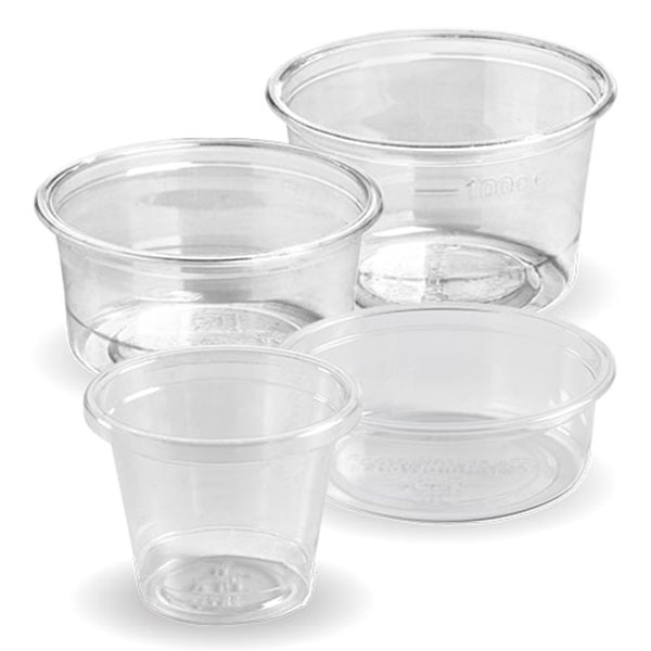 Clear Sauce BioCups