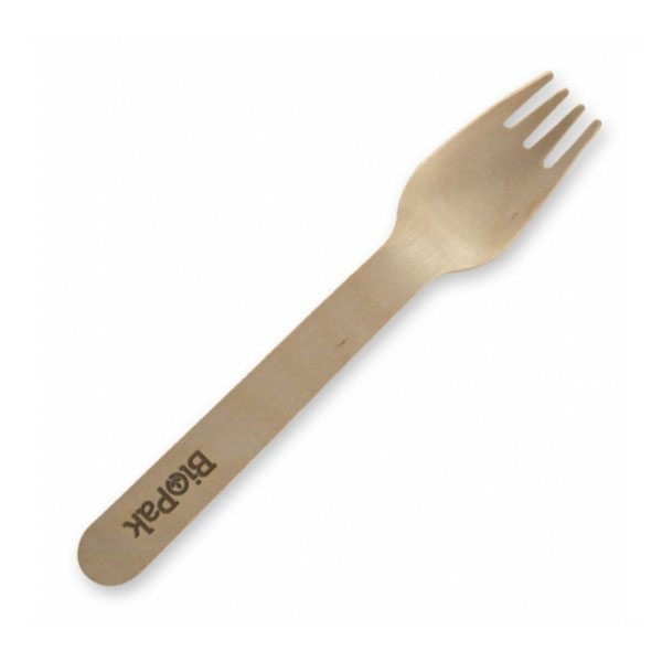 Wooden Fork Carton